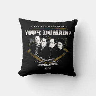 Seinfeld   Are You Master of Your Domain? Throw Pillow