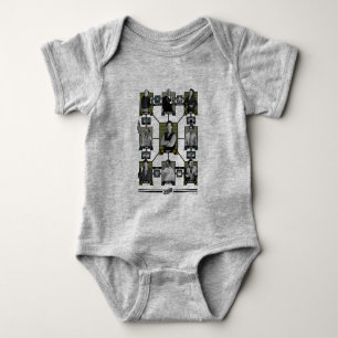 Seinfeld Character Relationship Chart Baby Bodysuit