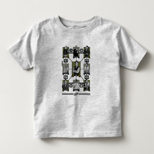 Seinfeld | Character Relationship Chart Toddler T-shirt (Front)