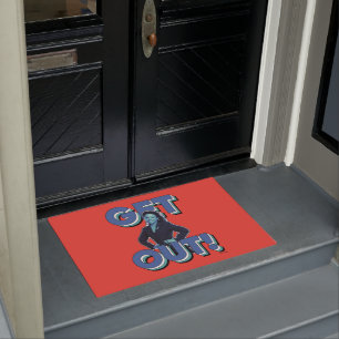 Seinfeld Elaine - Get Out! Doormat