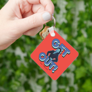 Seinfeld   Elaine - Get Out! Keychain