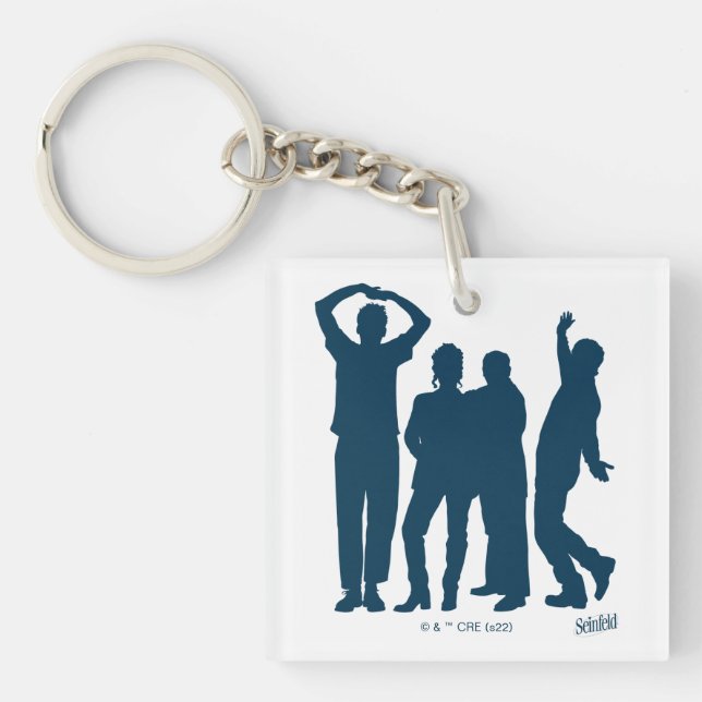 Seinfeld | Graphique de silhouette de groupe (Devant)