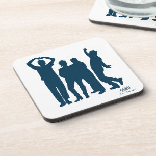 Seinfeld   Group Silhouette Graphic Coaster