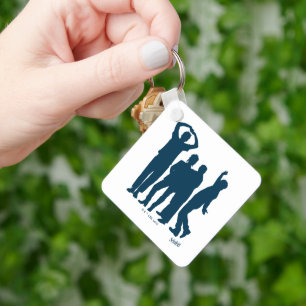 Seinfeld   Group Silhouette Graphic Keychain