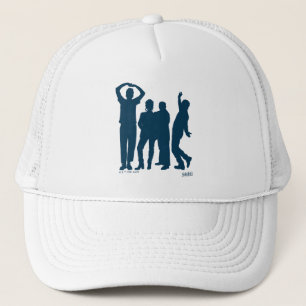 Seinfeld   Group Silhouette Graphic Trucker Hat