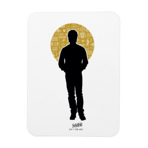 Seinfeld   Jerry Seinfeld Silhouette Magnet