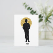 Seinfeld | Jerry Seinfeld Silhouette Postcard (Standing Front)
