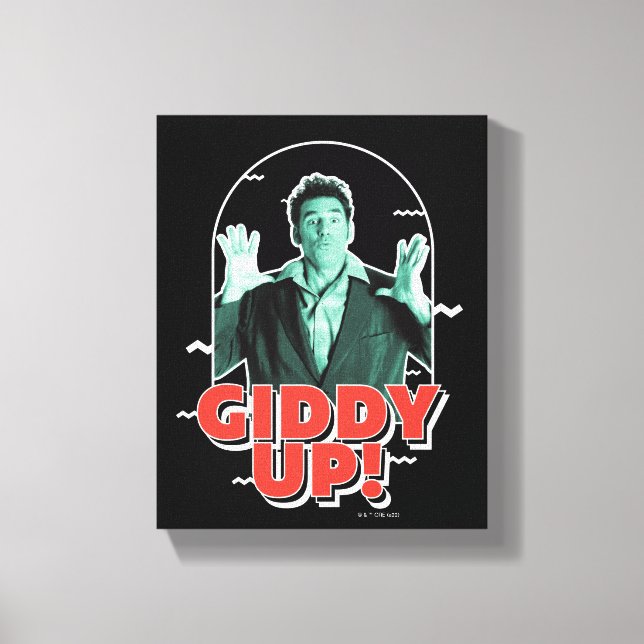 Seinfeld | Kramer - Giddy Up! Canvas Print (Front)
