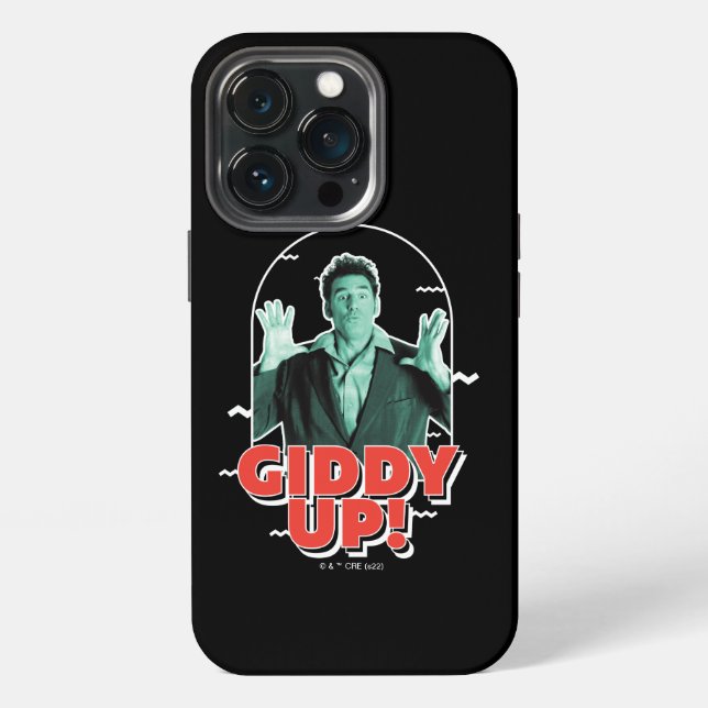 Seinfeld | Kramer - Giddy Up! iPhone Case (Back)