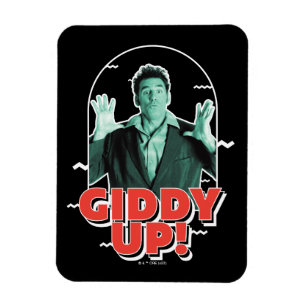 Seinfeld   Kramer - Giddy Up! Magnet