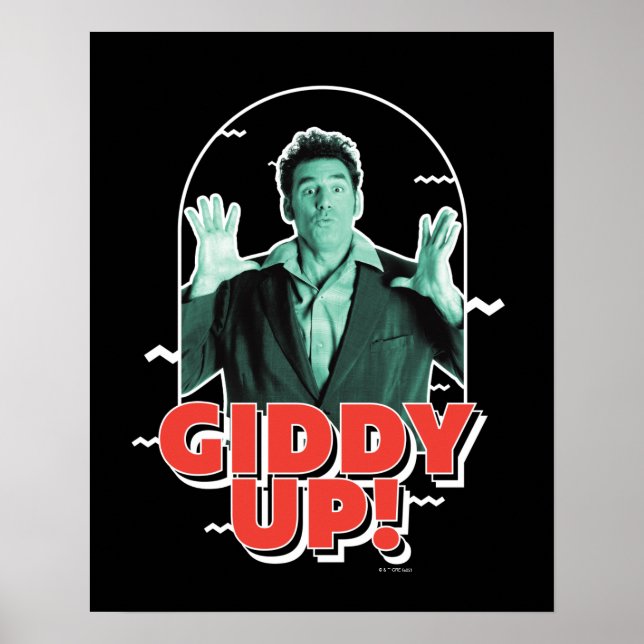 Seinfeld | Kramer - Giddy Up! Poster (Front)