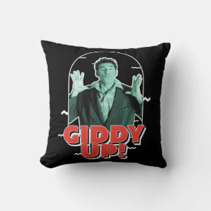 Seinfeld   Kramer - Giddy Up! Throw Pillow