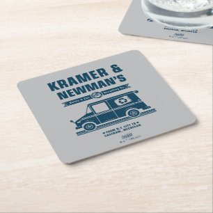 Seinfeld   Kramer & Newman's Recycling Co. Square Paper Coaster