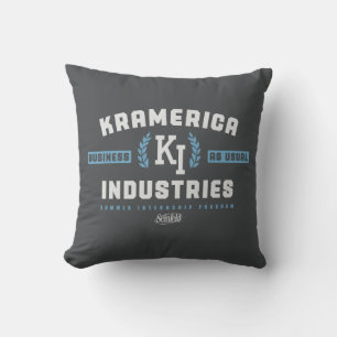 Seinfeld   Kramerica Industries Throw Pillow