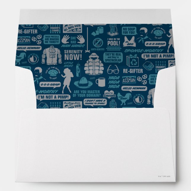Seinfeld | Meme Pattern Envelope (Back (Bottom))
