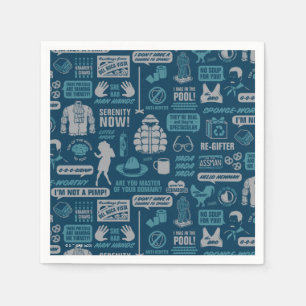 Seinfeld   Meme Pattern Napkin