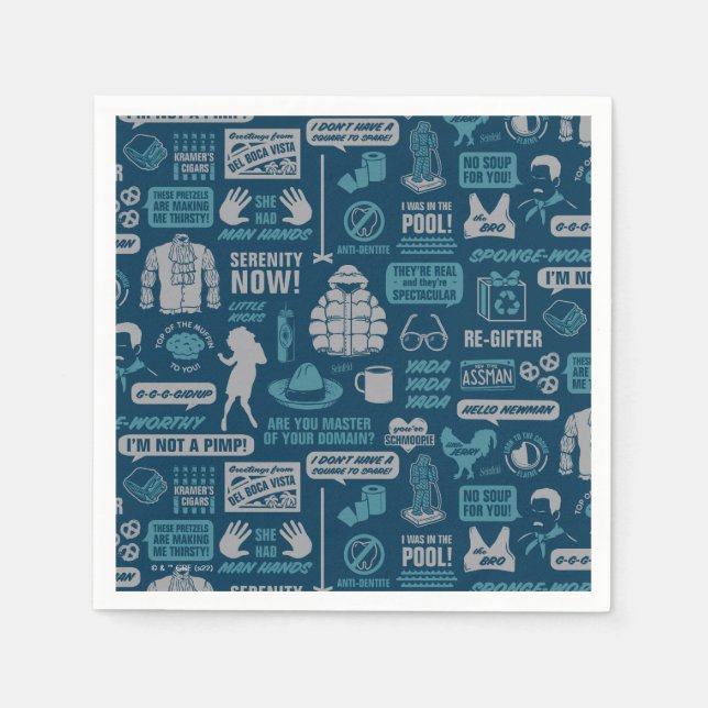 Seinfeld | Meme Pattern Napkin (Front)