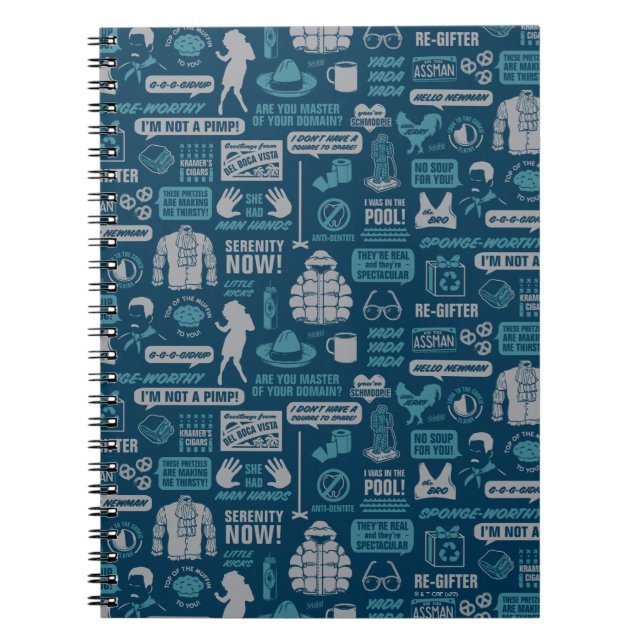 Seinfeld | Meme Pattern Notebook (Front)