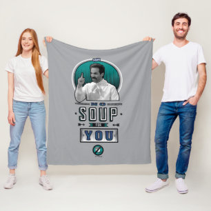 Seinfeld   No Soup For You Graphic Fleece Blanket
