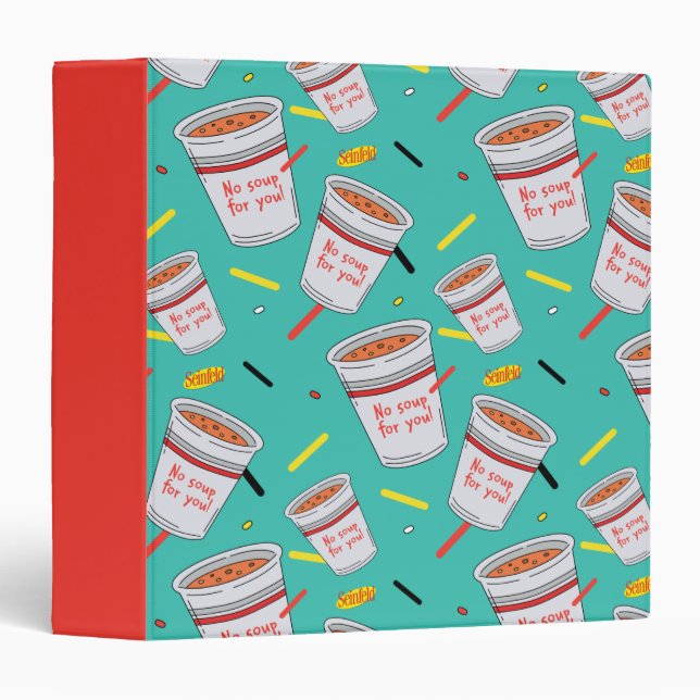 Seinfeld | No Soup For You Pattern Binder (Front/Spine)