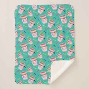 Seinfeld   No Soup For You Pattern Sherpa Blanket