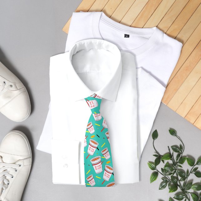 Seinfeld | No Soup For You Pattern Tie (Tie on shirt)