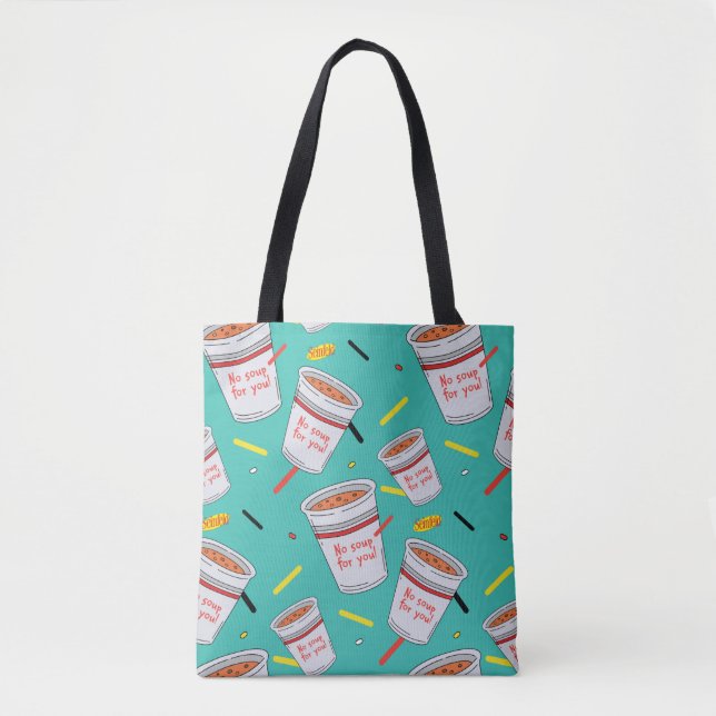 Seinfeld | No Soup For You Pattern Tote Bag (Front)