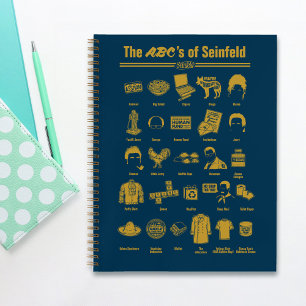 Seinfeld   The ABC's of Seinfeld Infographic Notebook