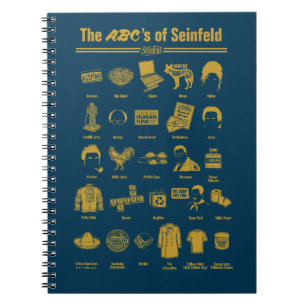 Seinfeld The ABC's of Seinfeld Infographic Notebook
