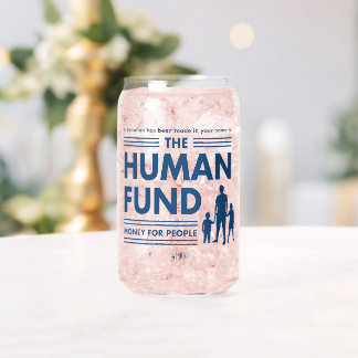 Seinfeld | The Human Fund Can Glass
