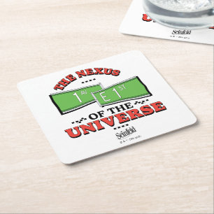 Seinfeld   The Nexus of the Universe Square Paper Coaster