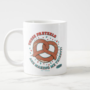 Seinfeld   These Pretzels are Making Me Thirsty Large Coffee Mug