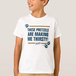 Seinfeld   "These Pretzels" Typography Graphic T-Shirt
