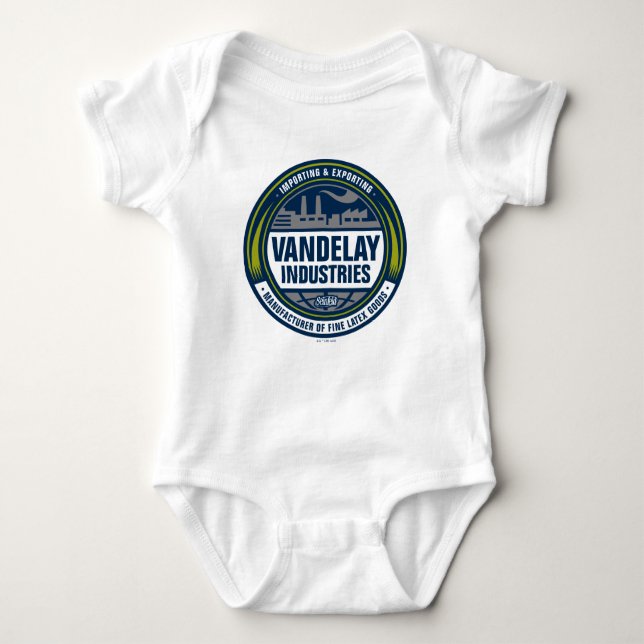 Seinfeld | Vandelay Industries Logo Baby Bodysuit (Front)