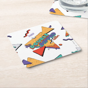 Seinfeld   You Double Dipped the Chip Square Paper Coaster