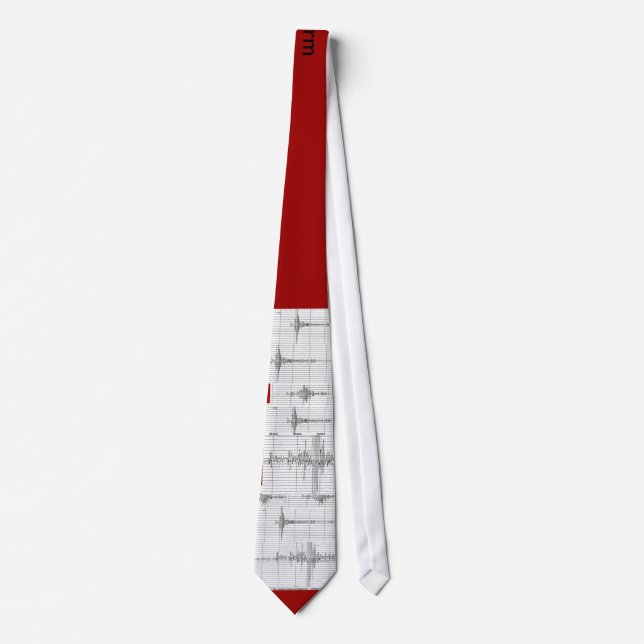 Seismograms rock version 2 tie (Front)