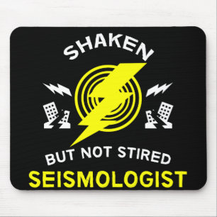 Seismologist Seismology Scientist Geology Mu Mouse Pad