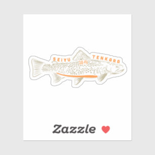 Seiyu Tenkara Tsuribaka custom cut vinyl sticker