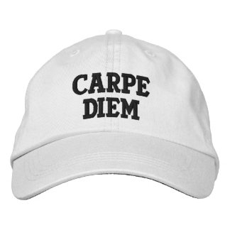 "Seize the Day" Carpe Diem (Latin) Embroidered Hat