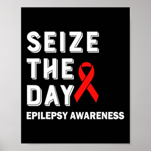 Seize The Day Epilepsy Awareness  Poster