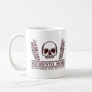 Seize the Day Memento Mori skull Coffee Mug