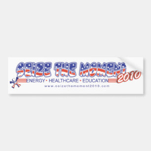 Seize the Moment 2010 Bumper Sticker
