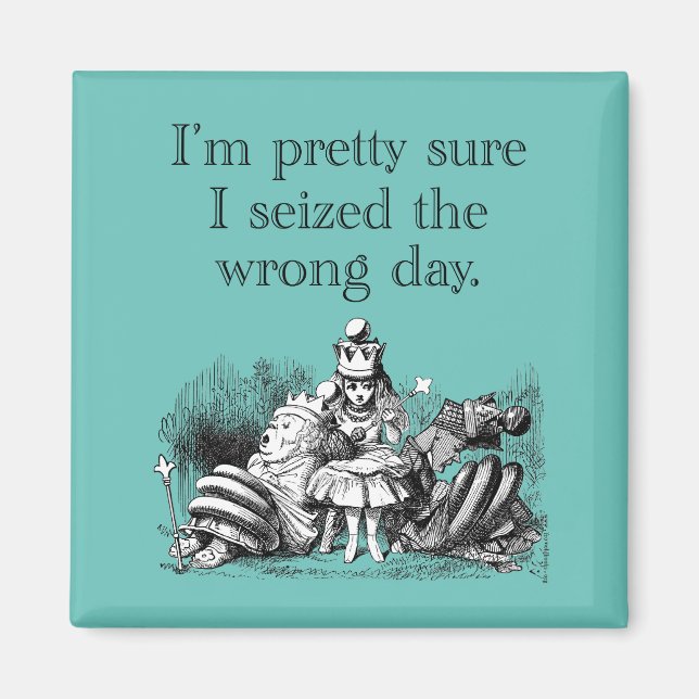 Seized the Wrong Day, Having a Bad Day Magnet (Front)