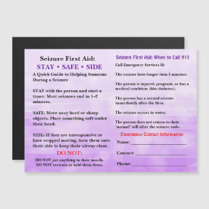 Seizure First Aid   Medical Alert