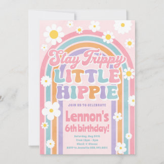 Séjour Trippy Petite Hippie Invitation Anniversair