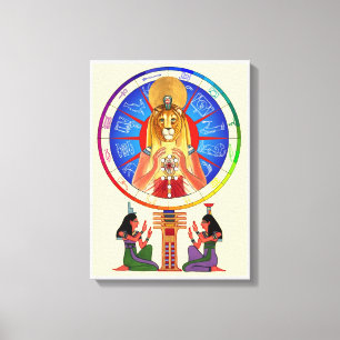 Sekhmet Balances Time Canvas Print