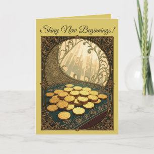 Sekkeh Symbol of Wealth and New Opportunities Card