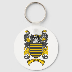SELBY Coat of Arms Keychain