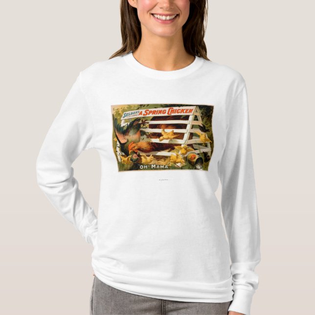 Selden's Funny Farce, A Spring Chicken Play 2 T-Shirt (Front)
