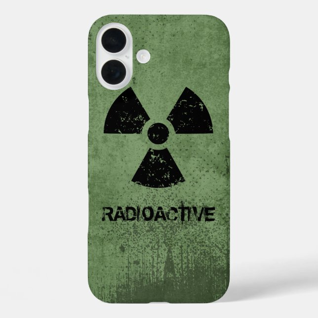 Select-A-Colour Radioactive Grunge Case-Mate iPhone Case (Back)